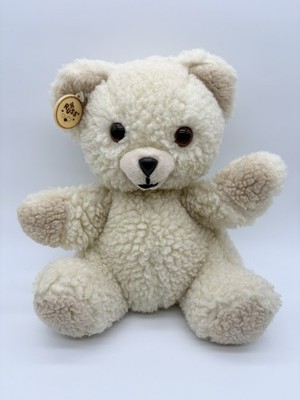 Kuschel Weichspüler Handpuppe Bär Plüsch Ganzkörper Vintage 1986 Russ