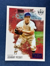 2020 Panini Diamond Kings Artist's Proof #41 Johnny Pesky Red Sox