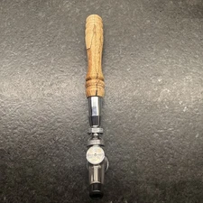 CUSTOM SPALTED TAMARIND Beer Tap Handle Hand Turned Unique Handmade Draft Beer