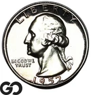 1952 Washington Quarter PROOF, Gorgeous Superb Gem PR++
