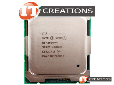 HP CPU INTEL XEON 8 CORE 8C PROCESSOR E5-2609V4 1.7GHZ 20MB TDP 85W 864639-001
