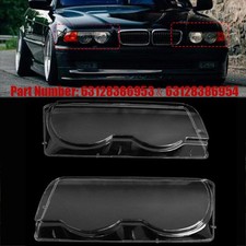 Scheinwerferglas Streuscheibe Linse Gehäuse für BMW 7er E38 99-01 FL Links+Recht