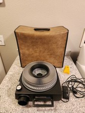 Vintage Kodak Carousel 850H Slide Projector W/ Remote, Tray, Case Tested Works