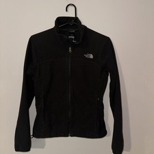 The North Face Women's Zip-Up Fleece Jacket Size Small SP Black Long Sleeve