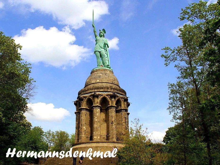 MARKENLOS Hermannsdenkmal Magnet – Wahrzeichen Detmold Teutoburger Wald – Souvenir