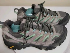 Merrell Women's Moab2 Waterproof Hiking Shoes Fizzle Mint US 10 Vibram