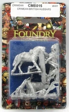Foundry CMB015 Crimean British Hussars (Crimean War) Light Cavalry Miniatures 
