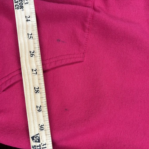 Blackhawks Hoodie Girls XL Hot Pink Pullover Embroidered Indian NHL Hockey - Picture 7 of 7