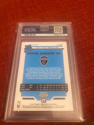 Kevin Porter Jr 2019 optic blue velocity #179 psa 10 | eBay