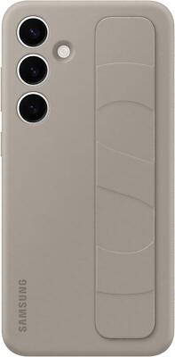 Original / Offizielle Samsung Galaxy S24+ Plus Standing Grip Hülle / Ständer - Taupe