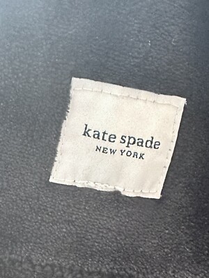 Kate Spade Decorative Throw Plush Blanket Jet Black Luxury 52”x74” Twin  SOFT