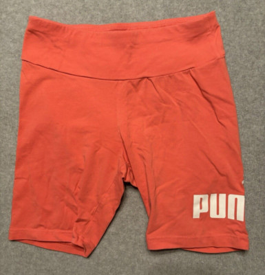 Puma Shorts Women s Small Pink Athletic Training Stretch Tights