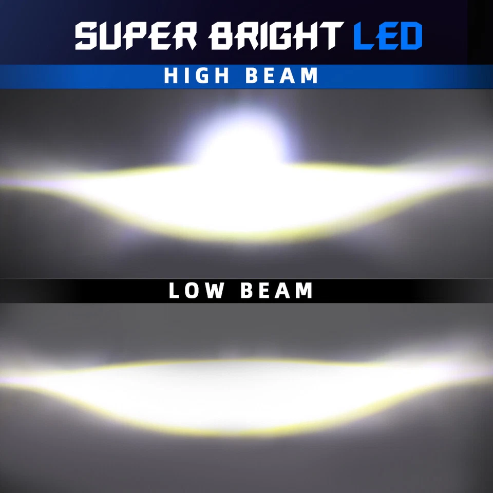 Faro halo LED alto/bajo más brillante RGB DRL 5-3/4" 5,75" pulgadas para lámpara de motocicleta Foto 3 de 4