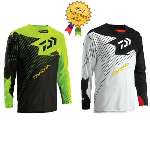 Camisetas de para hombre secado rápido anti-UV Daiwa ropa deportiva manga eBay