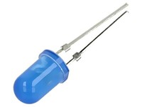 2X OSB5SA5A34G-1 Led 5Mm Blue 4200-5800Mcd 30° Front: Convex 2.7-3.4V -30-85°C O