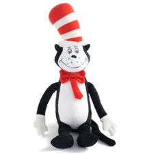 NWT Kohl's Cares CAT IN THE HAT Stuffed Animal BLACK RED Soft Touch 20" PLUSH