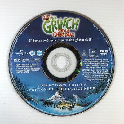 Dr.Seuss How The Grinch Stole Christmas - Loose Disc Only
