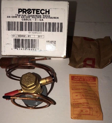 Protech #61-103652-01-Thermal Expansion Valve RHEEM R-410A 3 TON TXV KIT-SHIP24H