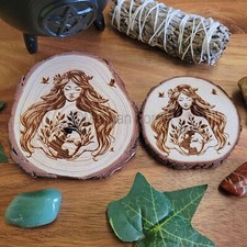 Gaia Altar Tile, Gaia Altar Decoration, Earth Mother Goddess Pagan