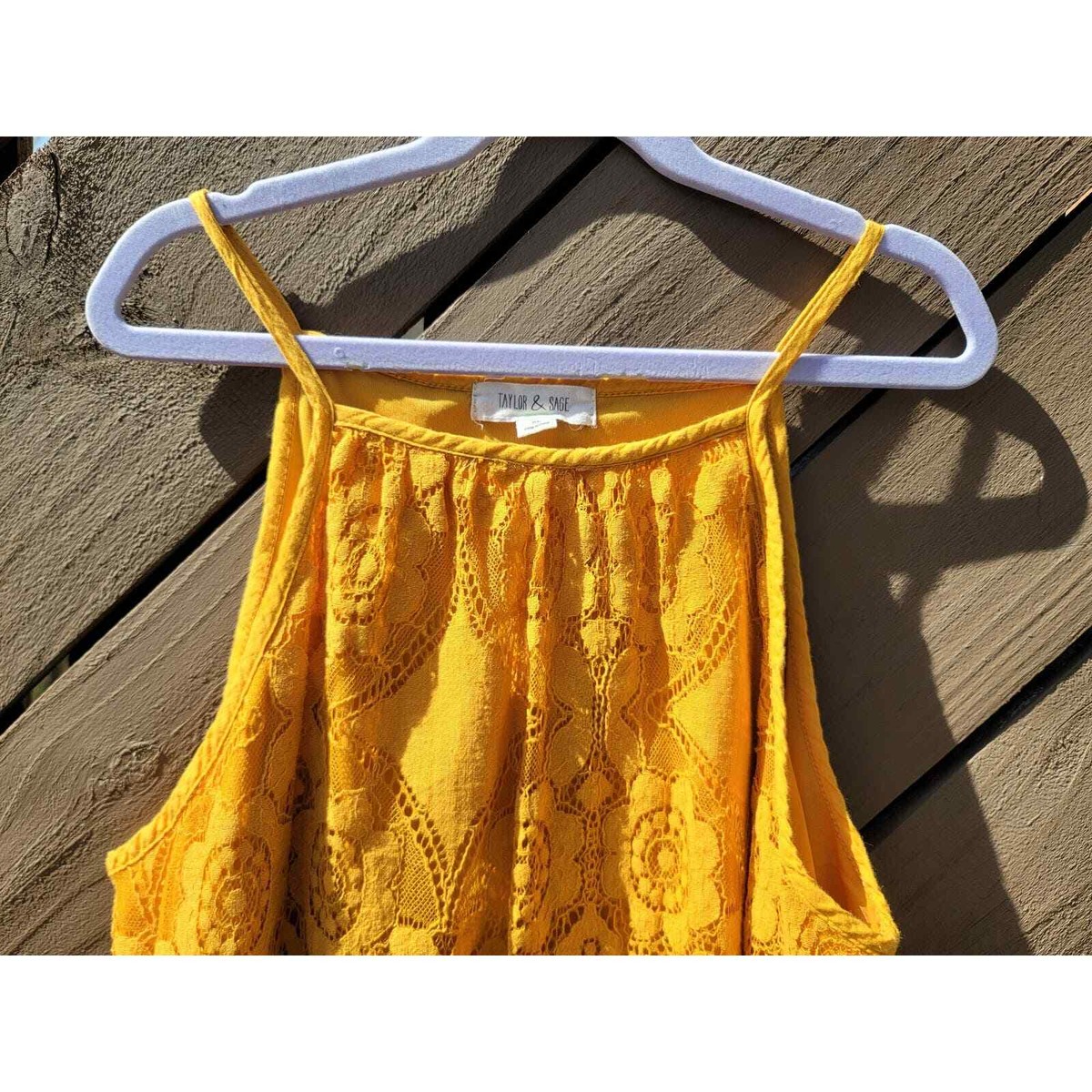 Taylor & Sage Lace Layered Dress Womens Size XL | eBay