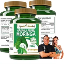 MORINGA OLEIFERA LEAF PILLS CAPSULES MULTI VITAMIN ANTI AGEING Anamu 120 EXTRACT