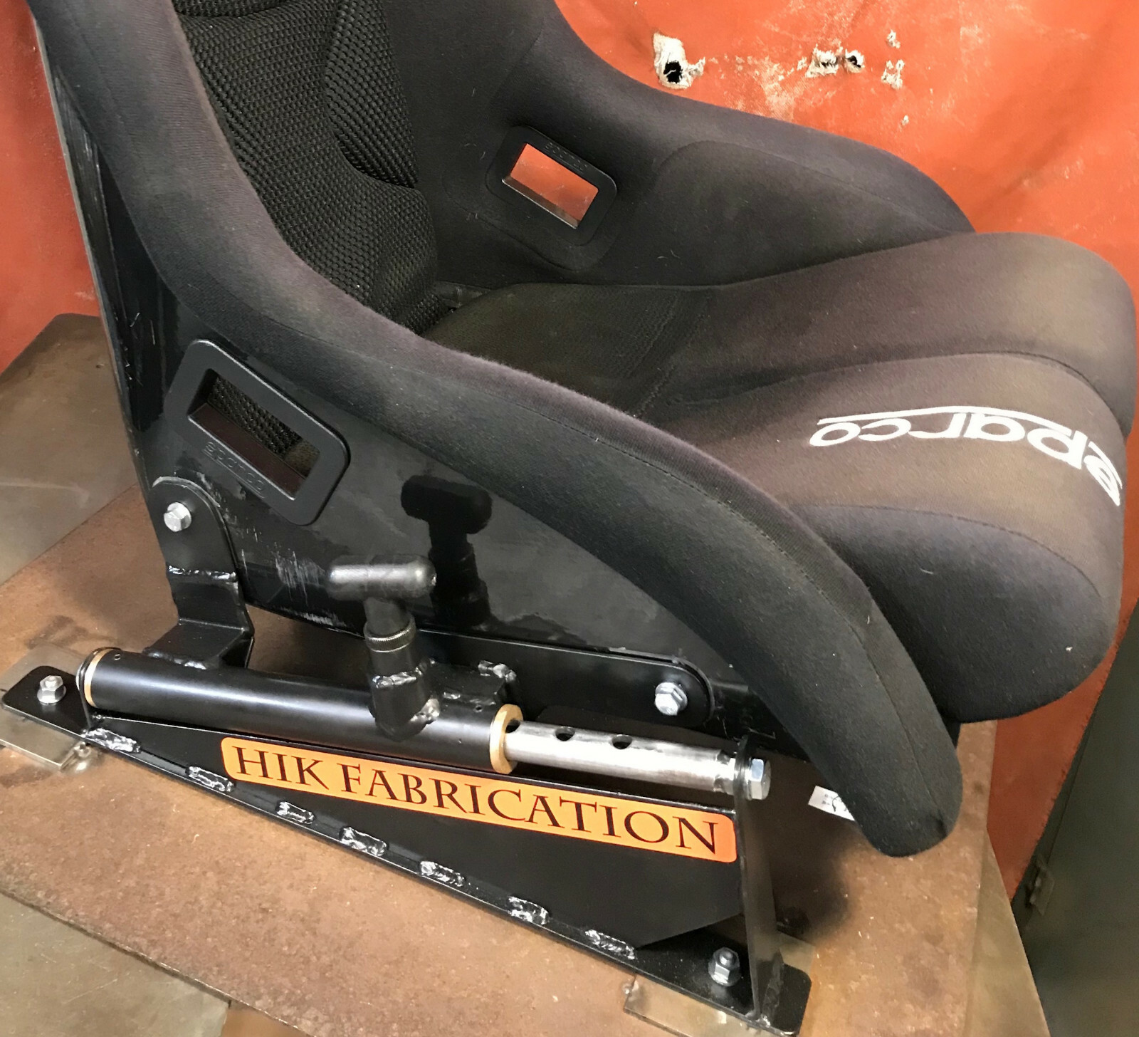 Racing Seat Slider with dual locking slides, side mount for extra low