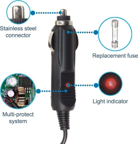 Car Charger Replacement for BLUETTI DC7909 EB3A EB70 EB70S Power Station 16AWG - Imagen 5 de 7