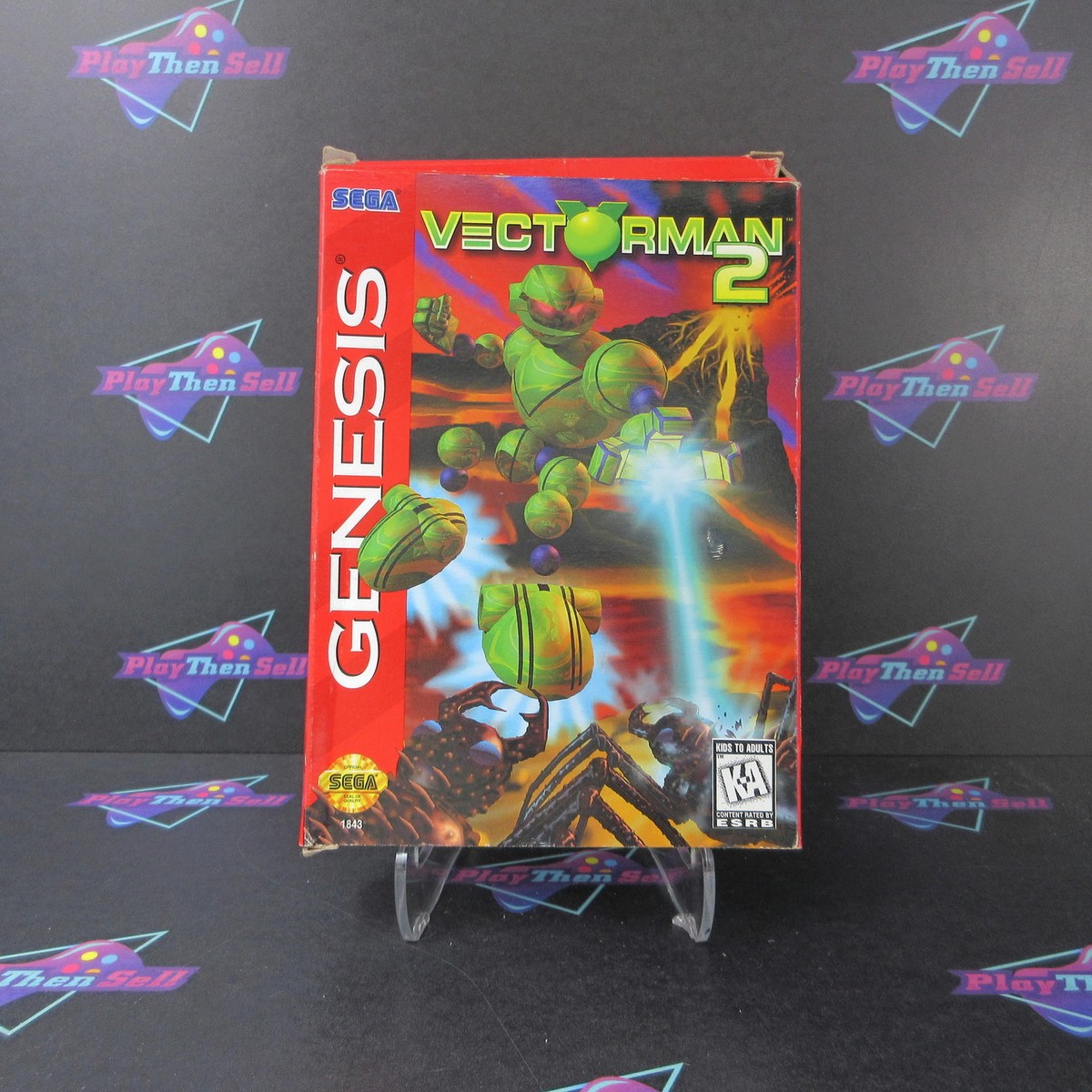 Vectorman 2【新品未開封・genesis北米版】 Vectorman 2 Genesis NTSC Box Art Case Insert Cover Only | eBay