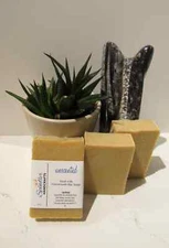UNSCENTED - Moisturizing Beef Tallow Handmade - Goat Milk Bar Soap, wt.  4oz