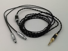 Hifi Pure Silver Cable For Sennheiser HD800 3.5mm mini plug