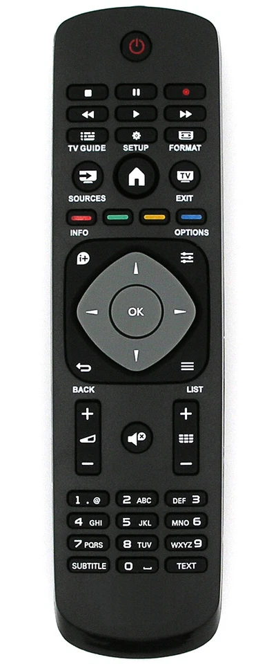 Ersatz Fernbedienung für Philips TV 22PFH4000/88 | 22PFH4109/88 | 22PFK4000/12 |