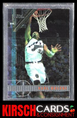 Karl Malone 1997-98 Topps Chrome #166 Utah Jazz | eBay