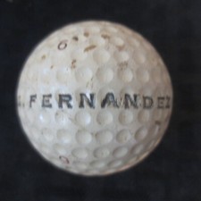 Vintage Golf Ball C Fernandez Warwick