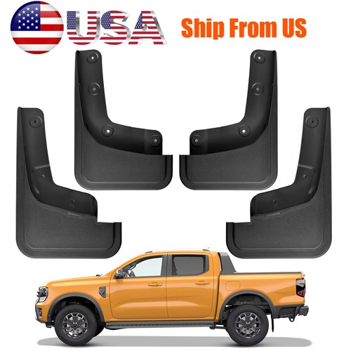 4X Splash Guard Mudguard Mud Flap Mud Guards Fenders For 2024~2025 Ford ...