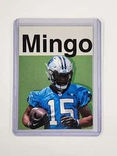 Jonathan Mingo Artist Signed Football Art Card 1/10
