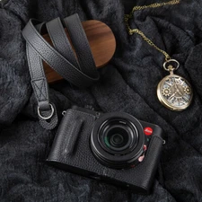 Genuine Leather Camera Handle Half Case Bag Covers Protect Fit For Leica D-LUX8