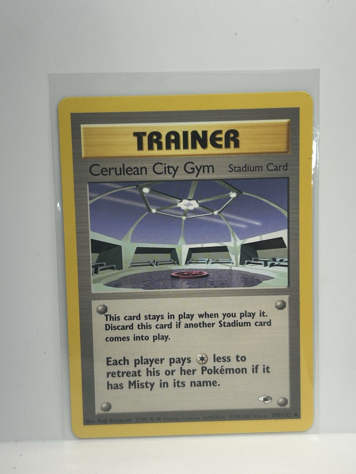 CERULEAN CITY GYM - Gym Heroes Set - 108/132 - Uncommon - Pokemon Card - NM