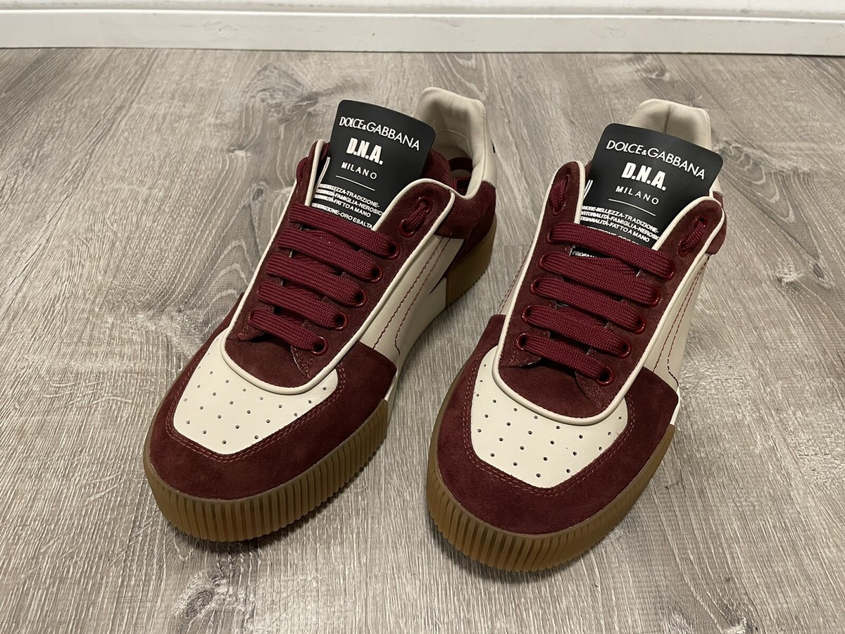Dolce & Gabbana Miami Sneakers Calfskin Nappa Leather Suede