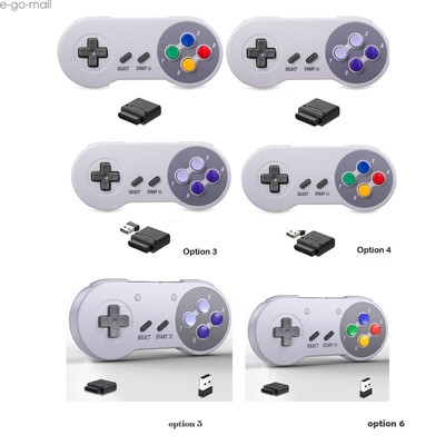 Wireless/Wired Gamepad for SNES Super Nintendo Entertainment System SFC NES