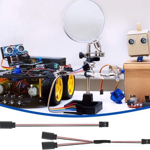 9 Stück Y Stecker 3 Pin Stecker Splitter Servo Verlängerung Stecker auf Buchse RC - Bild 6 von 6