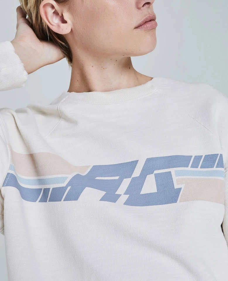 AG 293868 Mujer Fenno Sudadera Off White Pullover Talla Pequeña Foto 3 de 3