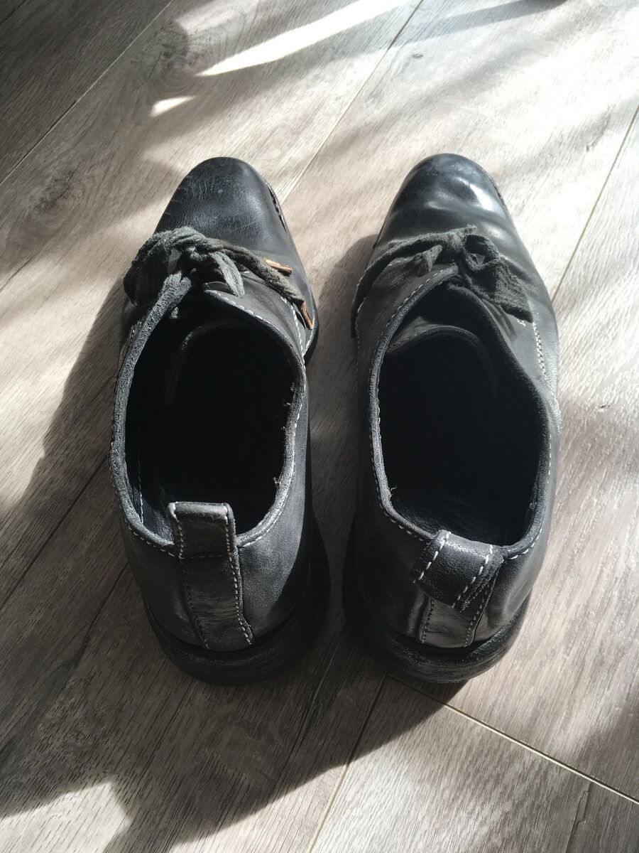 Carol Christian Poell Unisex Blue Grey Lace up Shoes Size 36 Carol Christian Poell Unisex Blue Grey Lace up Shoes Size 36