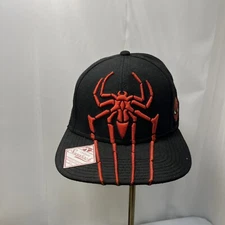 The Amazing Spider Man 2012 Marvel Movie Premier Cap Hat Snapback Black Red