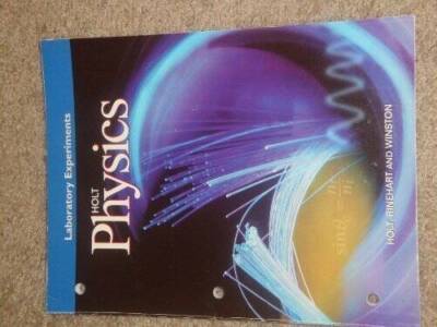 Laboratory Experiments Holt Physics - Paperback - GOOD