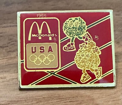 1988 McDonald's Calgary Seoul Olympic Pin