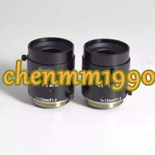 1PC used KOWA CCTV prime focus industrial lens LM12JC 12mm 1:1.4 YY