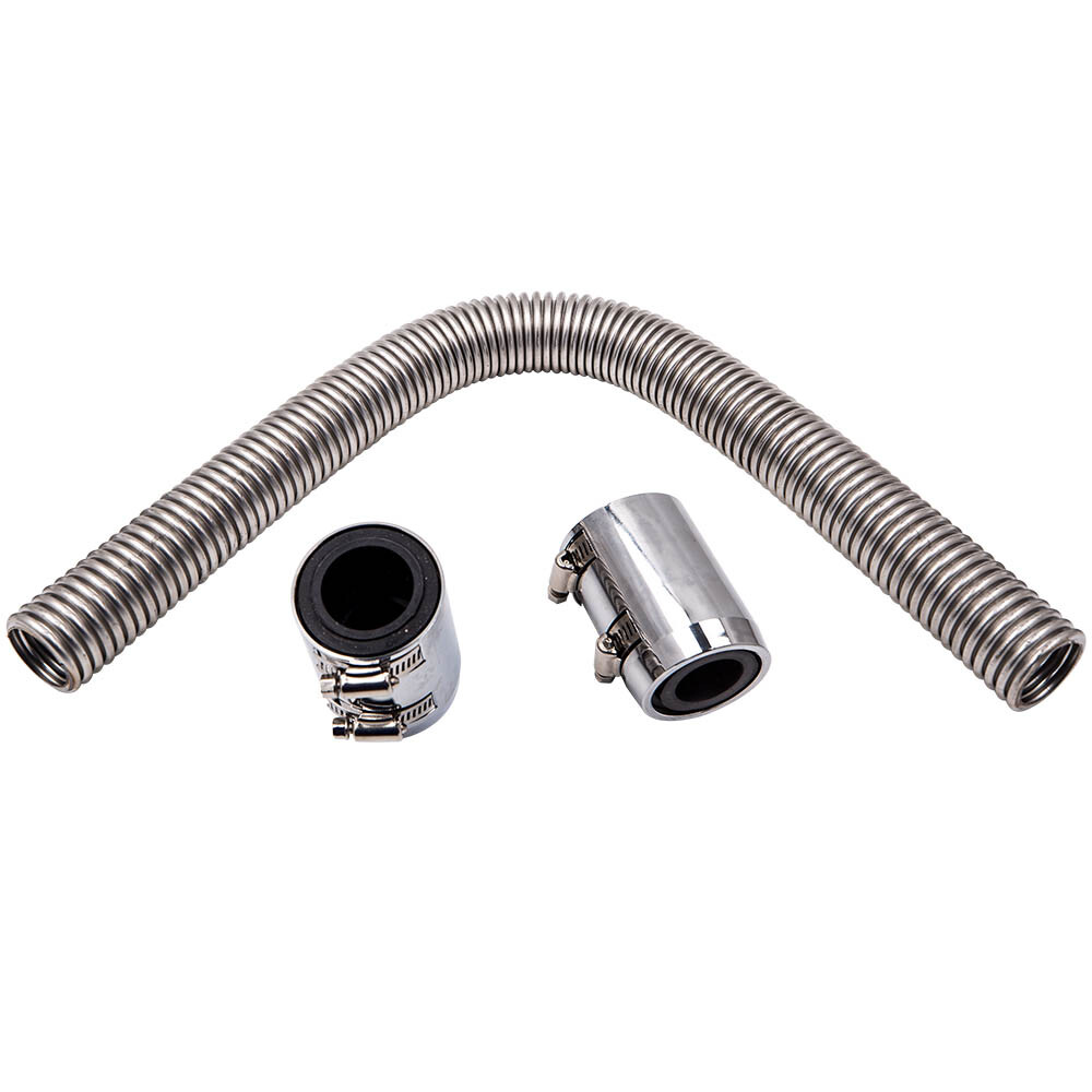 24 in Engine Cooling Water Hose Kit With Caps/Radiator cover Stainless Steel