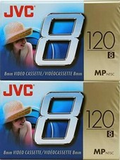 JVC P6120Jdu2 8Mm Video Tape 2-Pk  Discontinued by Manufacturer  410 