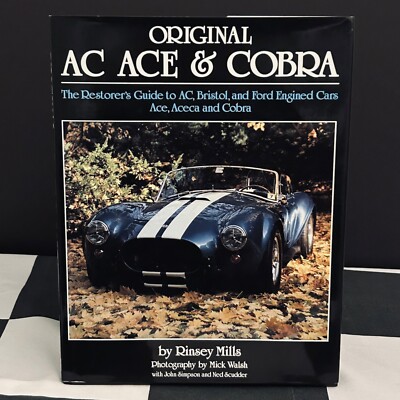 ORIGINAL AC ACE & COBRA RESTORER'S GUIDE BOOK SHELBY 289 260 ACECA FORD BRISTOL