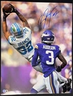 BRIAN BRANCH SIGNED DETROIT LIONS 16X20 BECKETT WITNESS COA